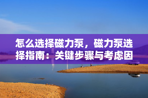 怎么选择磁力泵，磁力泵选择指南：关键步骤与考虑因素