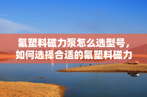 氟塑料磁力泵怎么选型号，如何选择合适的氟塑料磁力泵型号：关键步骤与指南