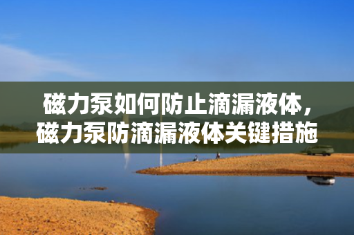 磁力泵如何防止滴漏液体，磁力泵防滴漏液体关键措施：确保密封性能与维护要点