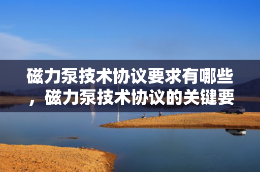 磁力泵技术协议要求有哪些，磁力泵技术协议的关键要求概览
