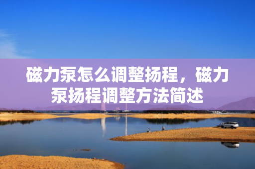 磁力泵怎么调整扬程，磁力泵扬程调整方法简述