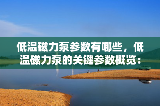 低温磁力泵参数有哪些，低温磁力泵的关键参数概览：从性能到规格的全面解析