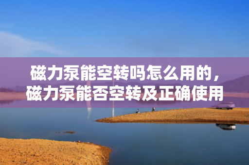 磁力泵能空转吗怎么用的，磁力泵能否空转及正确使用方法解析