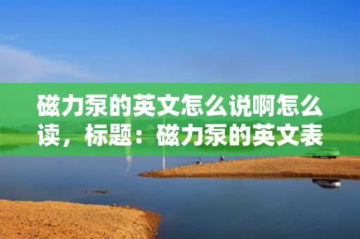 磁力泵的英文怎么说啊怎么读，标题：磁力泵的英文表达及发音指南