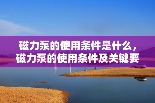 磁力泵的使用条件是什么，磁力泵的使用条件及关键要点解析