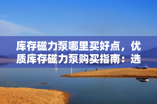 库存磁力泵哪里买好点，优质库存磁力泵购买指南：选择可靠供应商的关键步骤