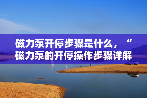 磁力泵开停步骤是什么，“磁力泵的开停操作步骤详解”