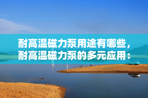 耐高温磁力泵用途有哪些，耐高温磁力泵的多元应用：探索其在工业领域的关键作用