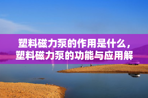 塑料磁力泵的作用是什么，塑料磁力泵的功能与应用解析
