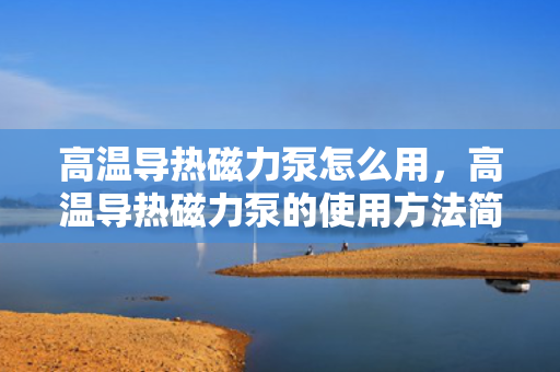 高温导热磁力泵怎么用，高温导热磁力泵的使用方法简介