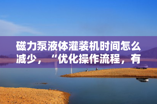 磁力泵液体灌装机时间怎么减少，“优化操作流程，有效缩短磁力泵液体灌装机的工作时间”