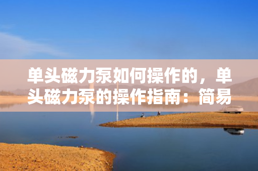 单头磁力泵如何操作的，单头磁力泵的操作指南：简易步骤与实用技巧