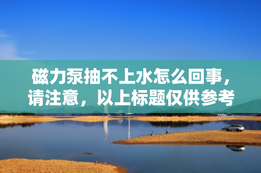 磁力泵抽不上水怎么回事，请注意，以上标题仅供参考，具体标题的选用应根据文章内容和风格来定。同时，在撰写文章时，应详细分析磁力泵抽不上水的原因，并提供相应的解决方法，以帮助读者更好地理解和解决问题。