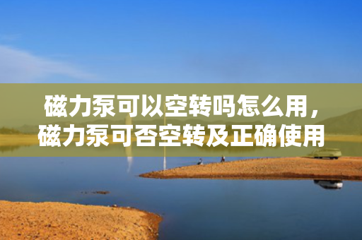 磁力泵可以空转吗怎么用，磁力泵可否空转及正确使用方法简析