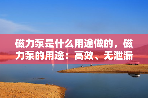磁力泵是什么用途做的，磁力泵的用途：高效、无泄漏的流体传输解决方案