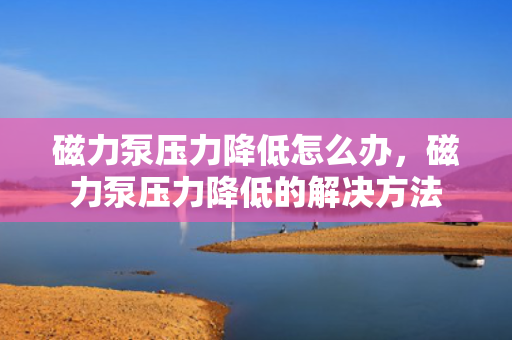 磁力泵压力降低怎么办，磁力泵压力降低的解决方法