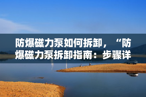防爆磁力泵如何拆卸，“防爆磁力泵拆卸指南：步骤详解与安全注意事项”