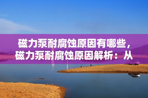 磁力泵耐腐蚀原因有哪些，磁力泵耐腐蚀原因解析：从材料选择到结构设计的全面剖析
