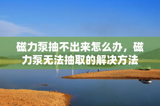 磁力泵抽不出来怎么办，磁力泵无法抽取的解决方法