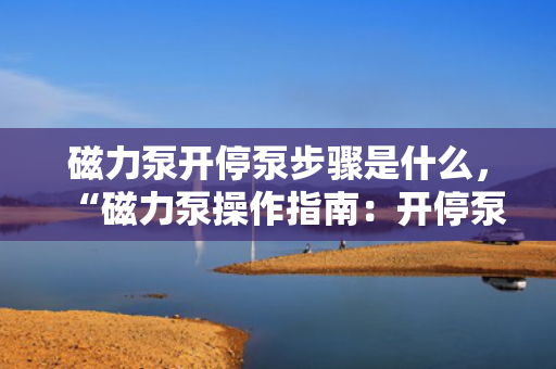磁力泵开停泵步骤是什么，“磁力泵操作指南：开停泵步骤详解”