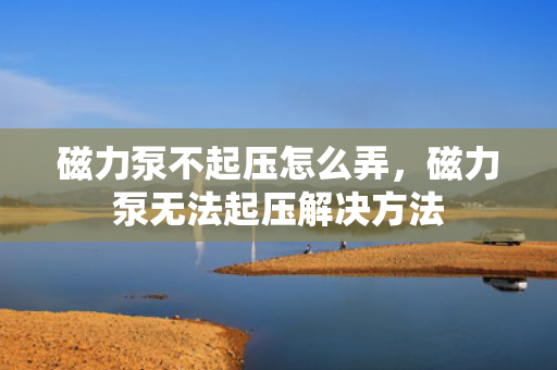 磁力泵不起压怎么弄，磁力泵无法起压解决方法