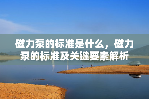 磁力泵的标准是什么，磁力泵的标准及关键要素解析