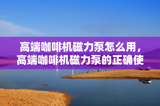 高端咖啡机磁力泵怎么用，高端咖啡机磁力泵的正确使用方法