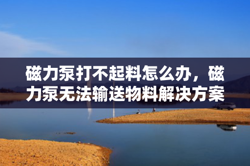 磁力泵打不起料怎么办，磁力泵无法输送物料解决方案