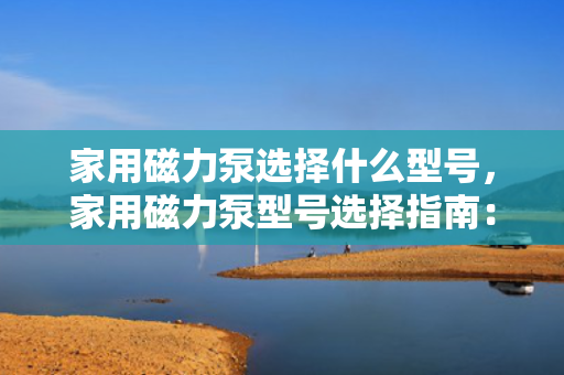 家用磁力泵选择什么型号，家用磁力泵型号选择指南：找到适合家庭使用的理想型号