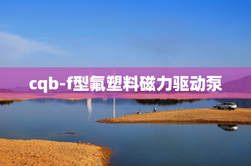 cqb-f型氟塑料磁力驱动泵