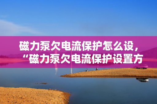 磁力泵欠电流保护怎么设，“磁力泵欠电流保护设置方法详解”