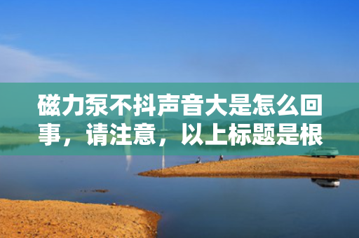 磁力泵不抖声音大是怎么回事，请注意，以上标题是根据您提供的内容生成的，但标题下的解释性文字是为了确保标题与内容相符而添加的，实际使用时可以只采用标题部分。同时，该标题仅供参考，具体磁力泵声音大的原因可能还需要根据实际情况进行进一步检查和判断。