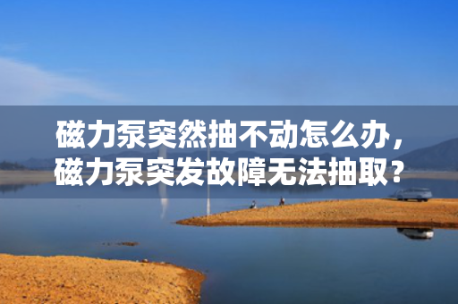 磁力泵突然抽不动怎么办，磁力泵突发故障无法抽取？一招解决您的问题！