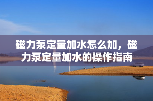 磁力泵定量加水怎么加，磁力泵定量加水的操作指南