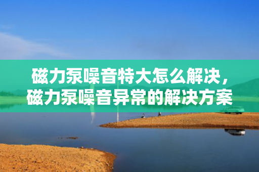 磁力泵噪音特大怎么解决，磁力泵噪音异常的解决方案