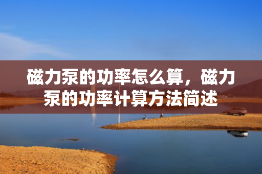 磁力泵的功率怎么算，磁力泵的功率计算方法简述