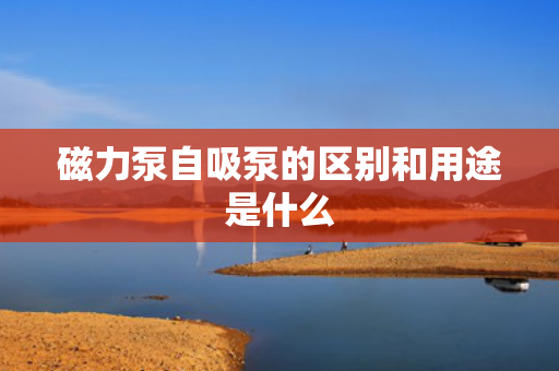 磁力泵自吸泵的区别和用途是什么