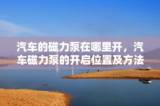 汽车的磁力泵在哪里开，汽车磁力泵的开启位置及方法解析