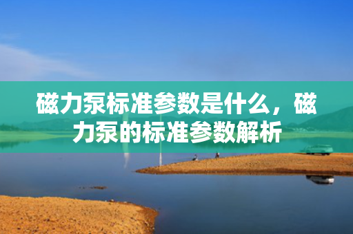 磁力泵标准参数是什么，磁力泵的标准参数解析