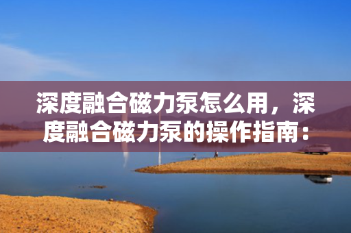 深度融合磁力泵怎么用，深度融合磁力泵的操作指南：如何高效使用磁力驱动泵