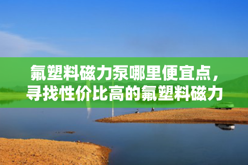 氟塑料磁力泵哪里便宜点，寻找性价比高的氟塑料磁力泵：哪里购买更实惠？