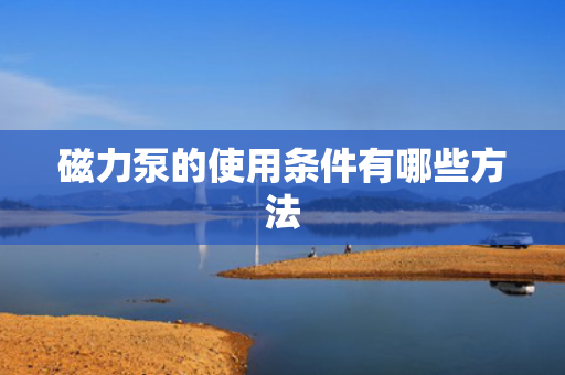 磁力泵的使用条件有哪些方法