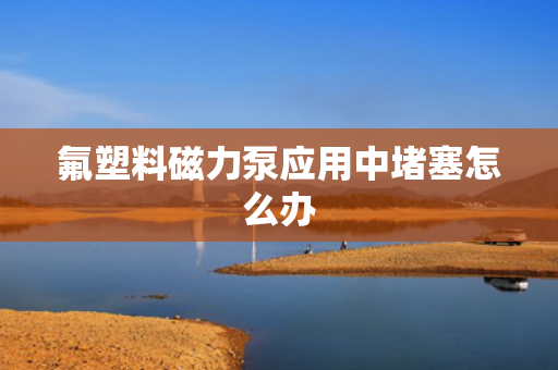 氟塑料磁力泵应用中堵塞怎么办