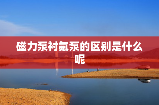磁力泵衬氟泵的区别是什么呢