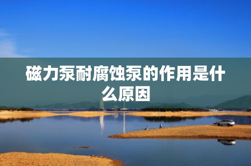 磁力泵耐腐蚀泵的作用是什么原因