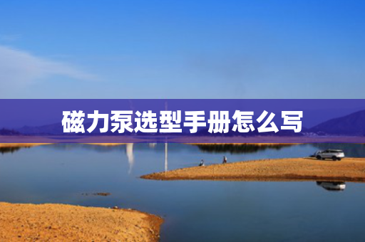 磁力泵选型手册怎么写
