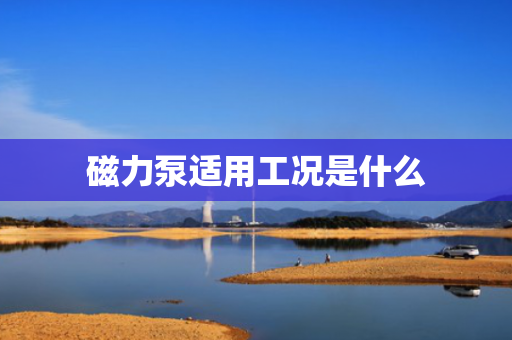 磁力泵适用工况是什么