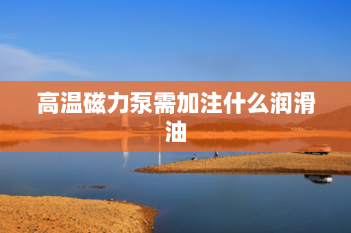 高温磁力泵需加注什么润滑油
