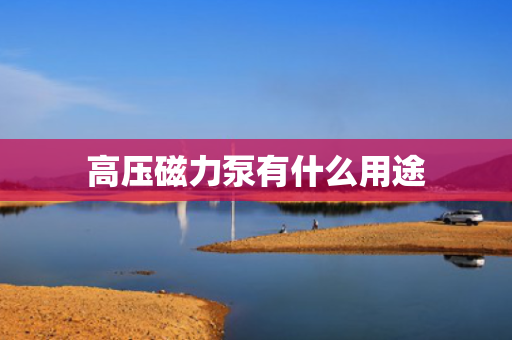 高压磁力泵有什么用途