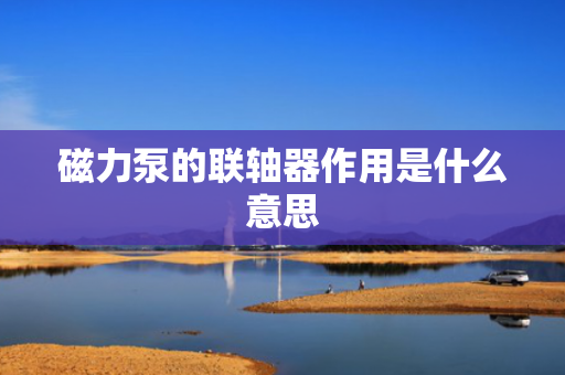 磁力泵的联轴器作用是什么意思